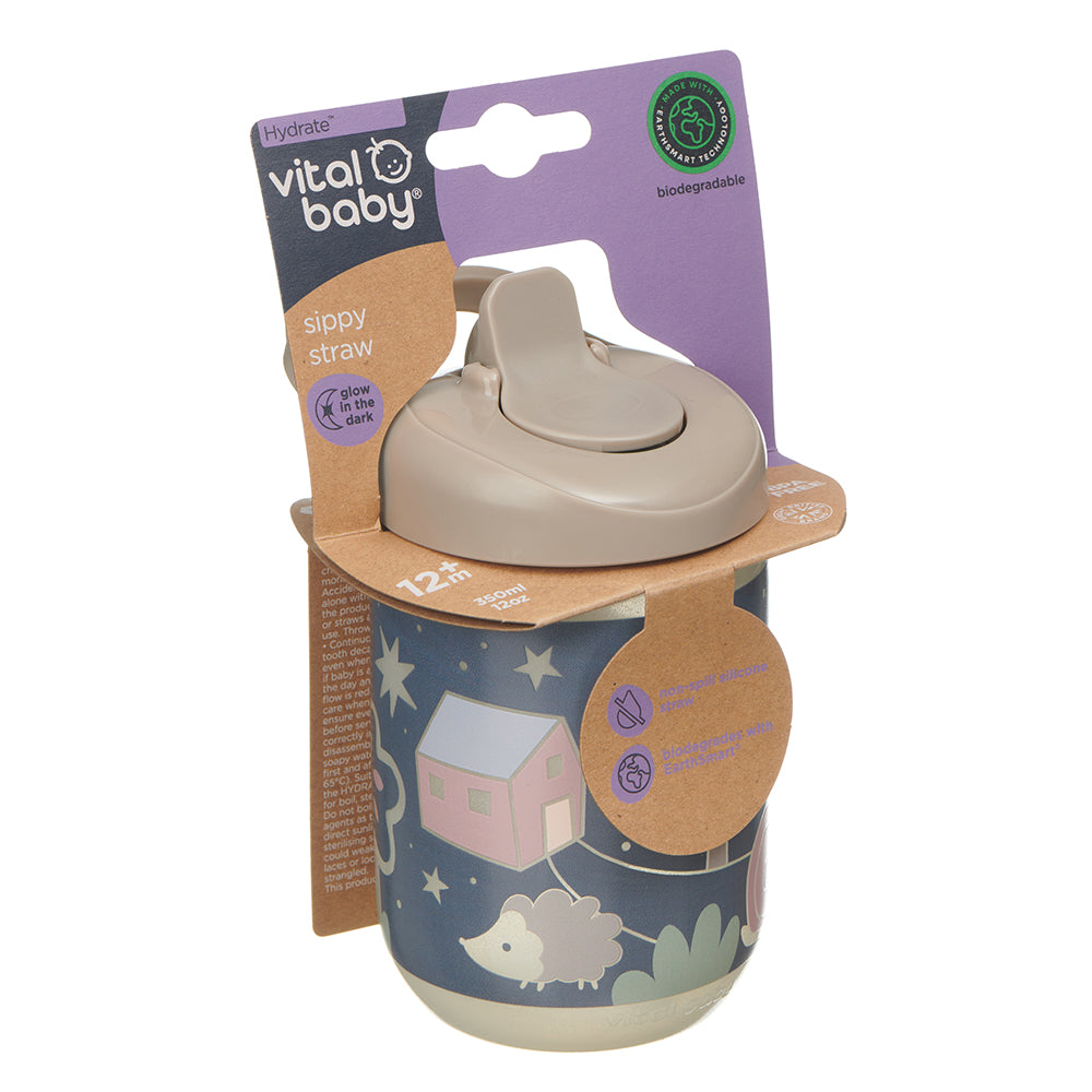 glow in the dark sippy straw