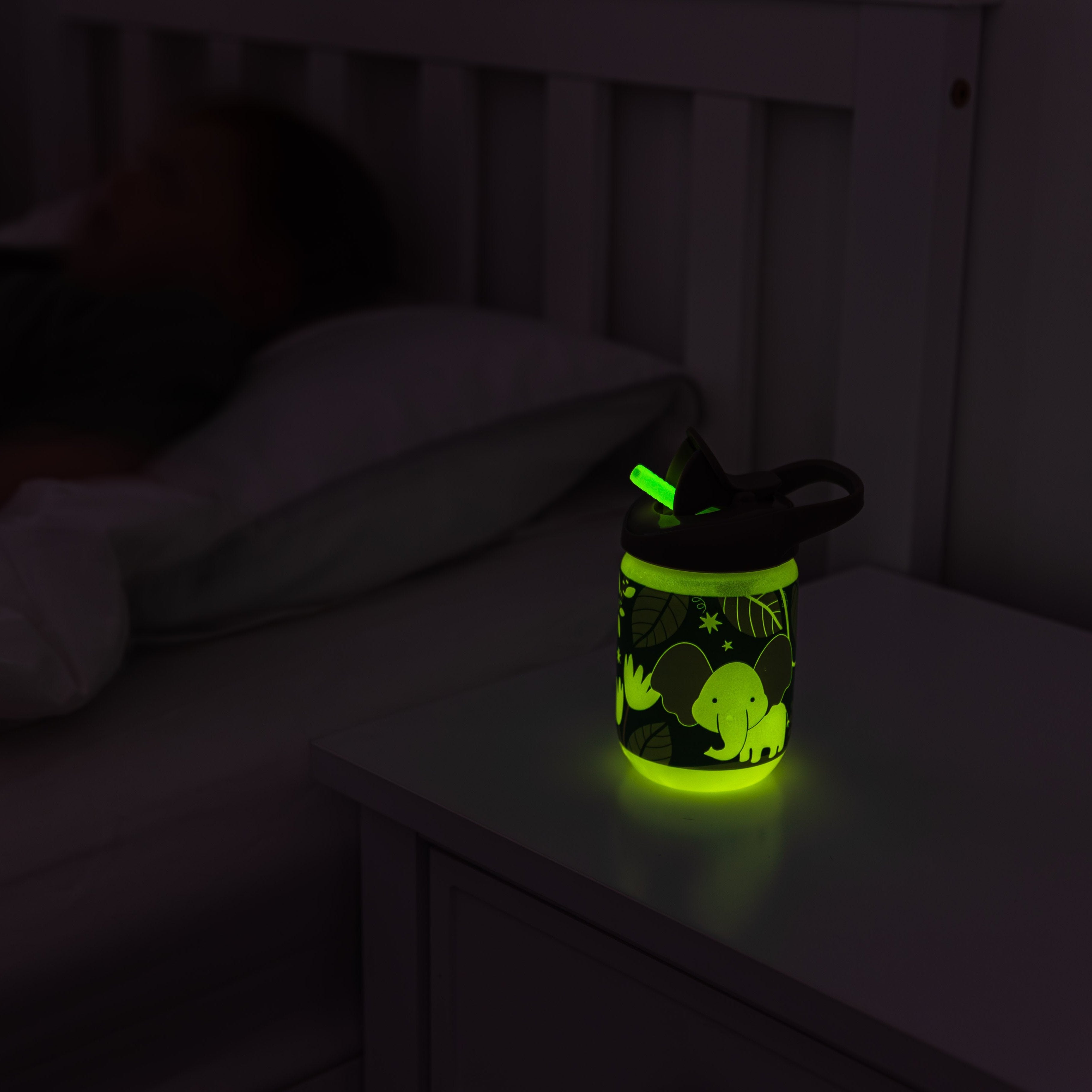 glow in the dark sippy straw
